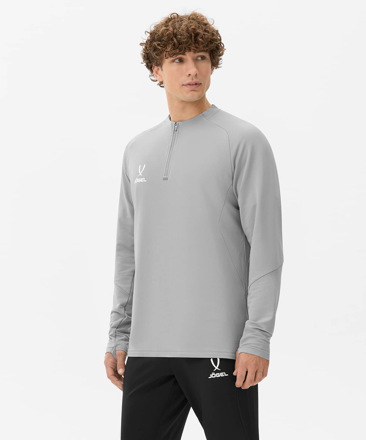Джемпер тренировочный Jogel PREMIER PerFormDRY Training 1/4 Zip Top, серый