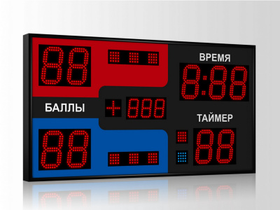 Табло для самбо Импульс 715-D15x9-D8x3-S8-P1