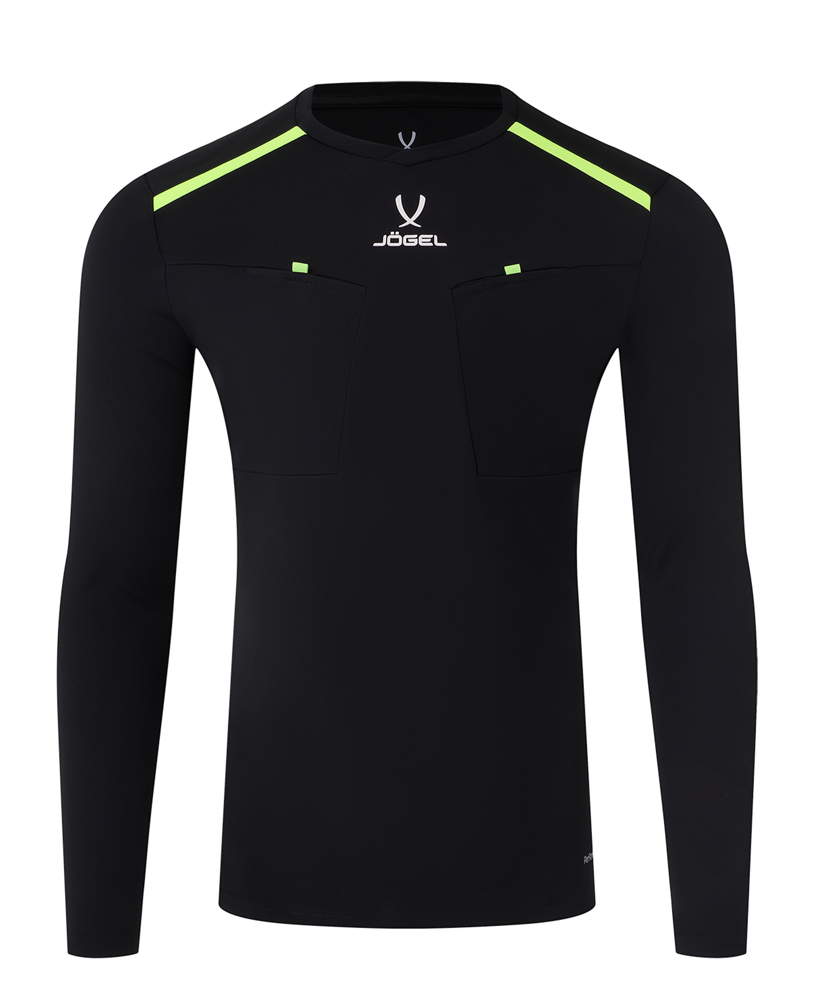 Футболка судейская с длинным рукавом Jogel DIVISION PerFormDRY Referee LS Tee, черный