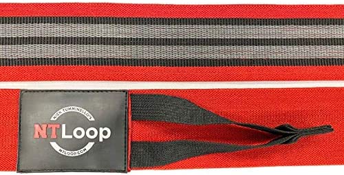 Тканевый амортизатор Perform Better NT Loop-Burn 1239-01-Red-Burn\RD-00-00 127 х 7,5 см, низкое сопротивление, до 20 кг, красный/черный