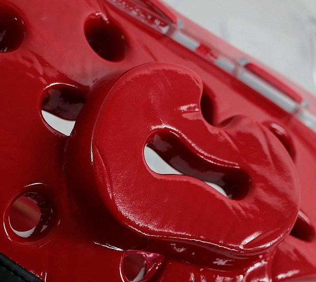 Шлем для тхэквондо с маской Adidas Head Guard Face Mask WT adiTHGM01 красный