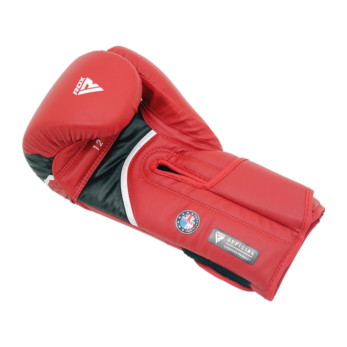 Перчатки RDX Aura Plus T-17 BGR-T17RB-16OZ+ красный\черный
