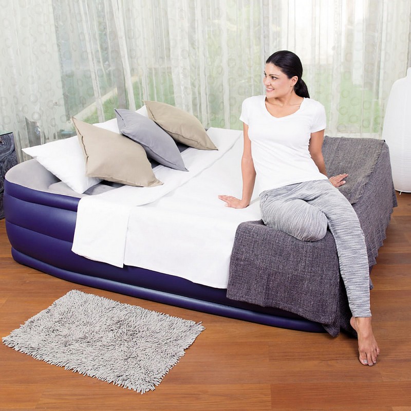 Надувная кровать Bestway Tritech Airbed (Queen) 203152х56 см, встр. электронасос 67614