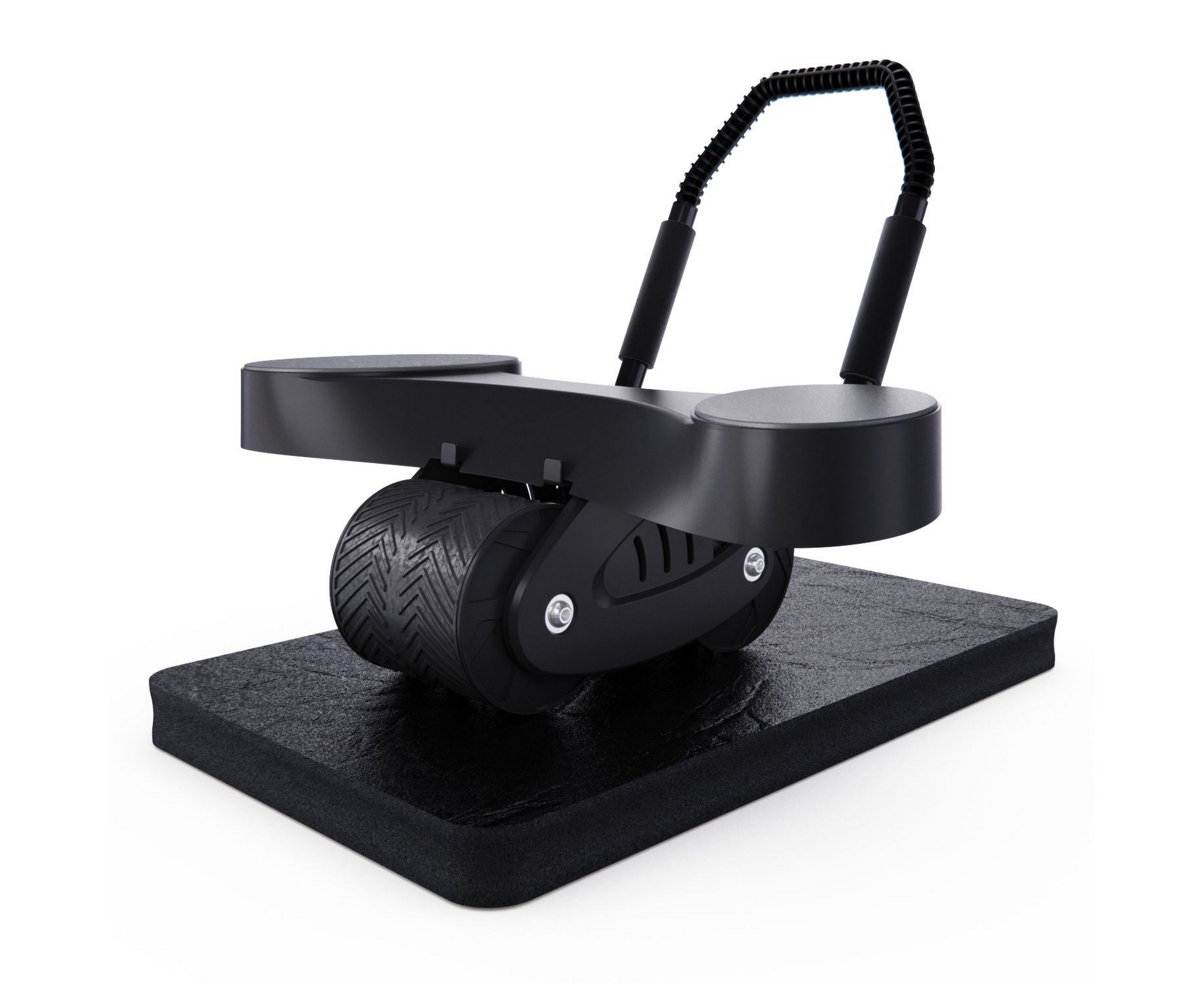 Тренажёр для пресса, с ковриком 34х 17x0,6cм DFC AB Roller SND-Blck черный
