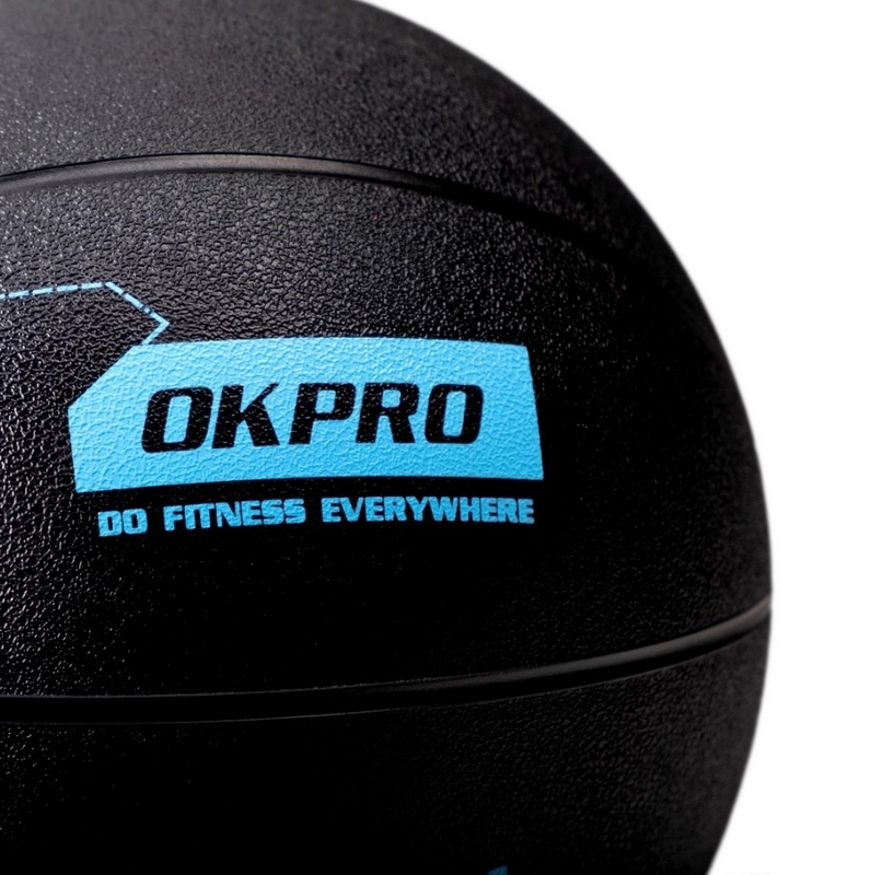 Мяч медицинский 1 кг обрезиненный OKPRO OK1219A-1