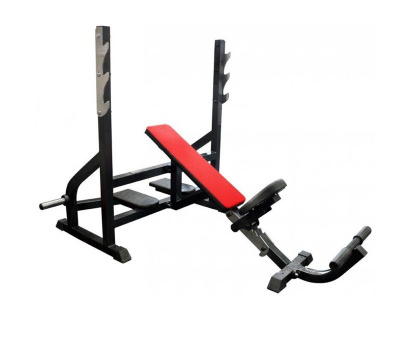 Скамья-стойка для жима под углом вверх MB Barbell MB 2.08 | Premium Fitness