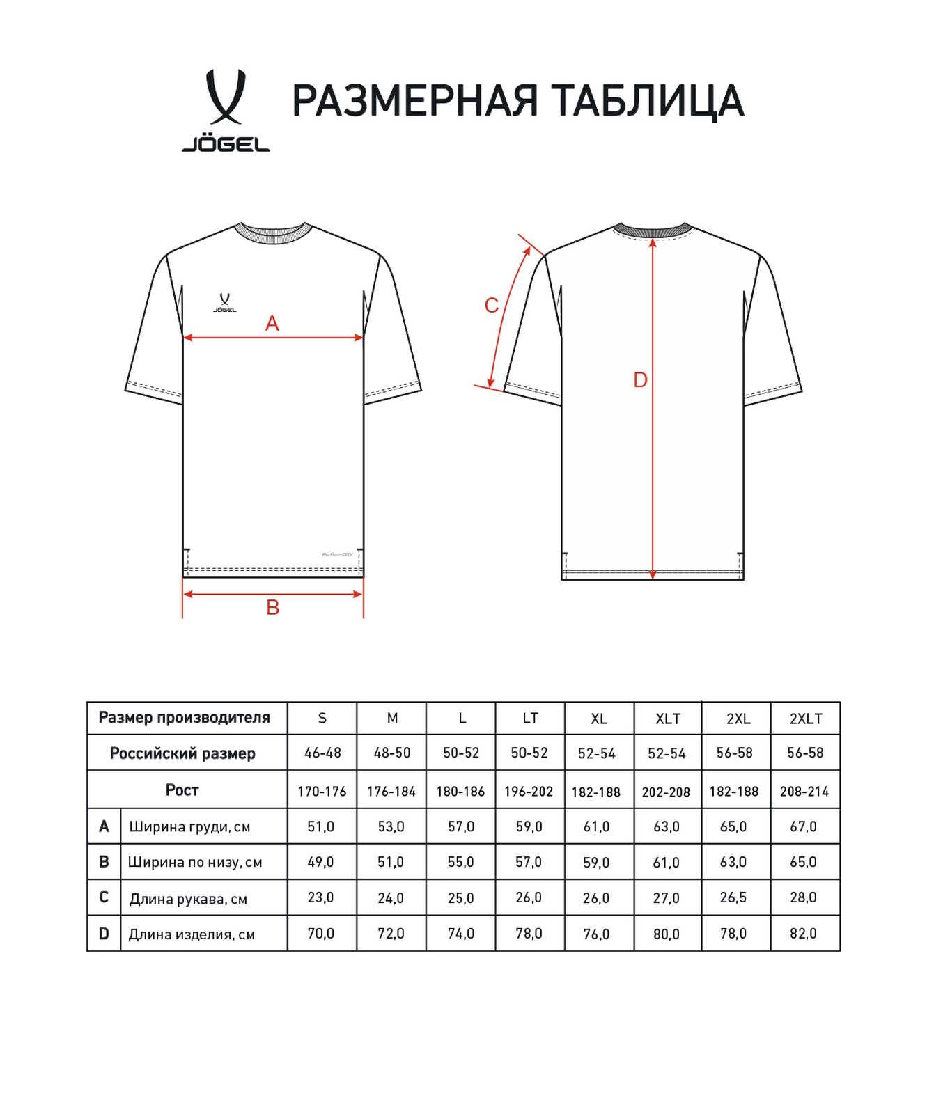 Футболка тренировочная Jogel DIVISION PerFormDRY Training CVC 98, темно-серый