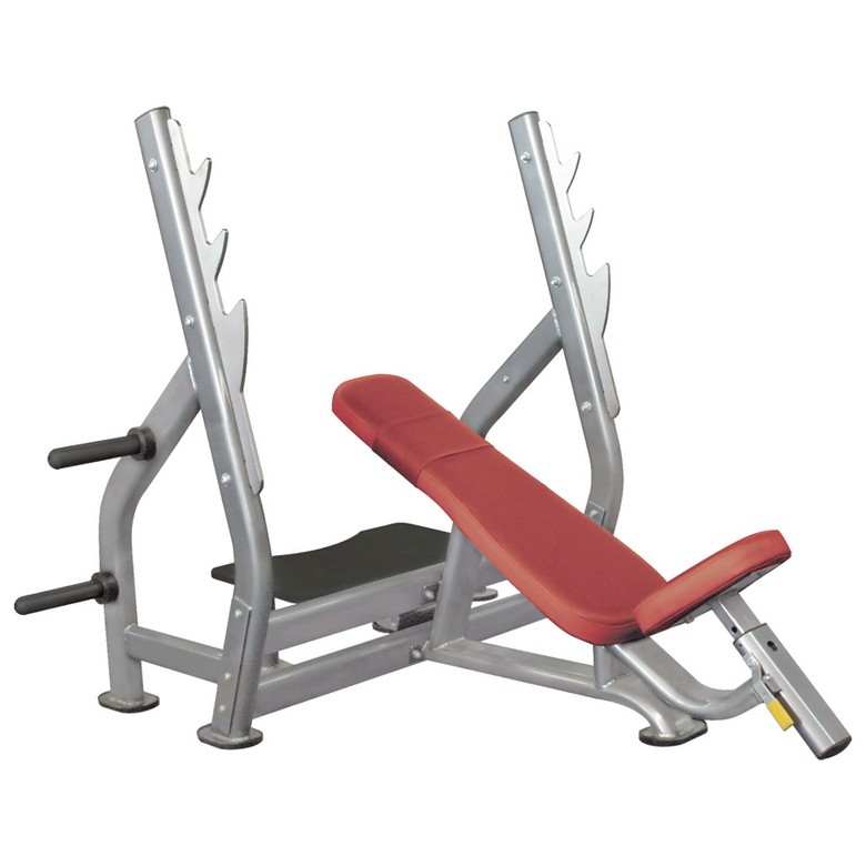 Олимпийская наклонная скамья со стойками Impulse IT7015 | Premium Fitness