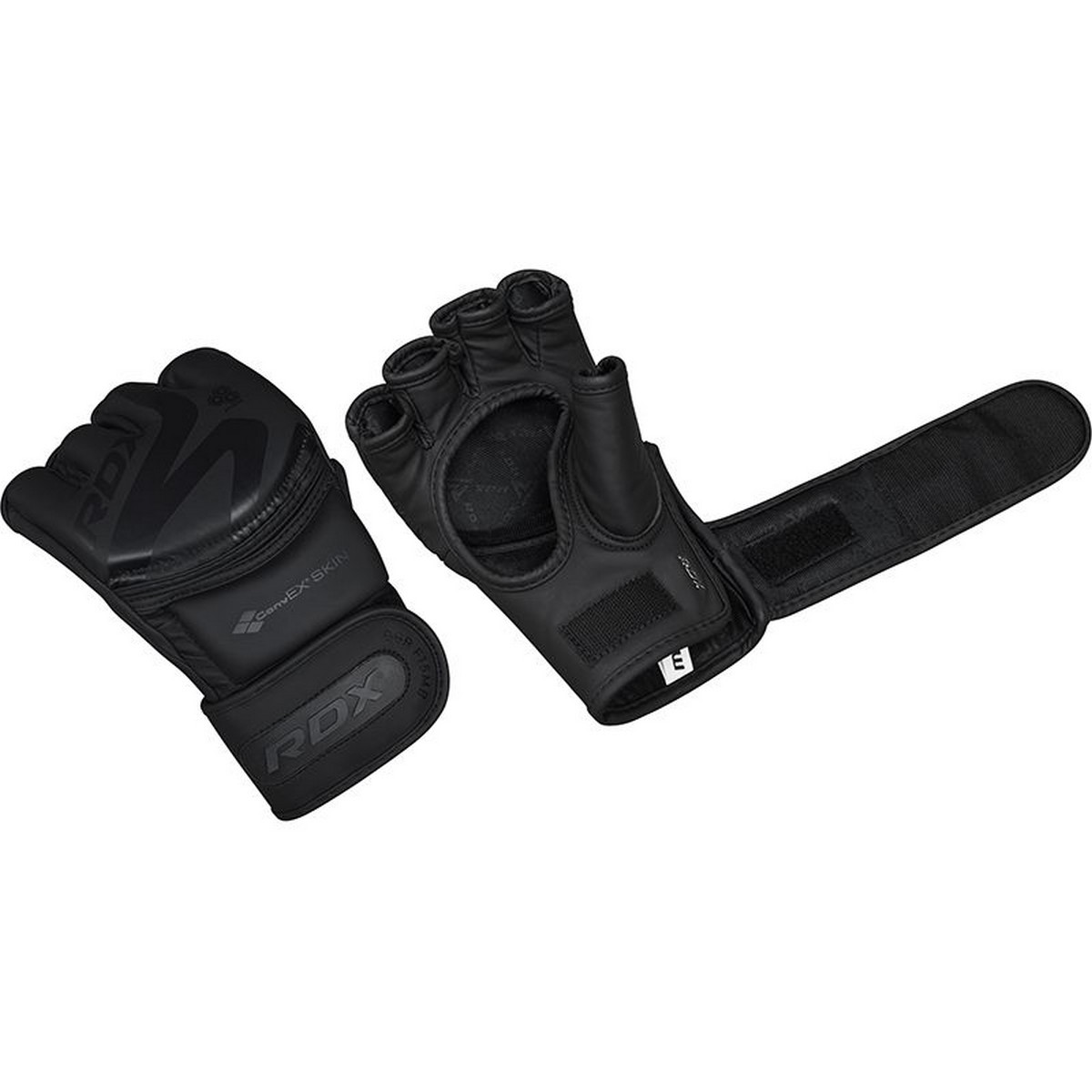 Перчатки тренировочные RDX Grappling F15 GGR-F15MB черный матовый