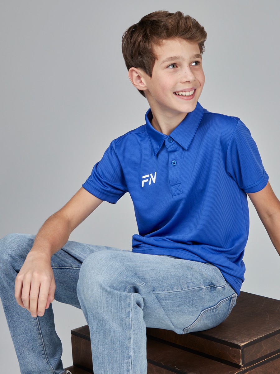 Детская футболка-поло FN Polo Kid Sport KFN4012001-400 Blue