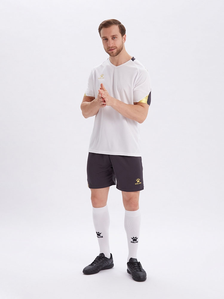 Футбольная форма Kelme Short-Sleeved Football Suit 8151ZB1004-100 White\Black