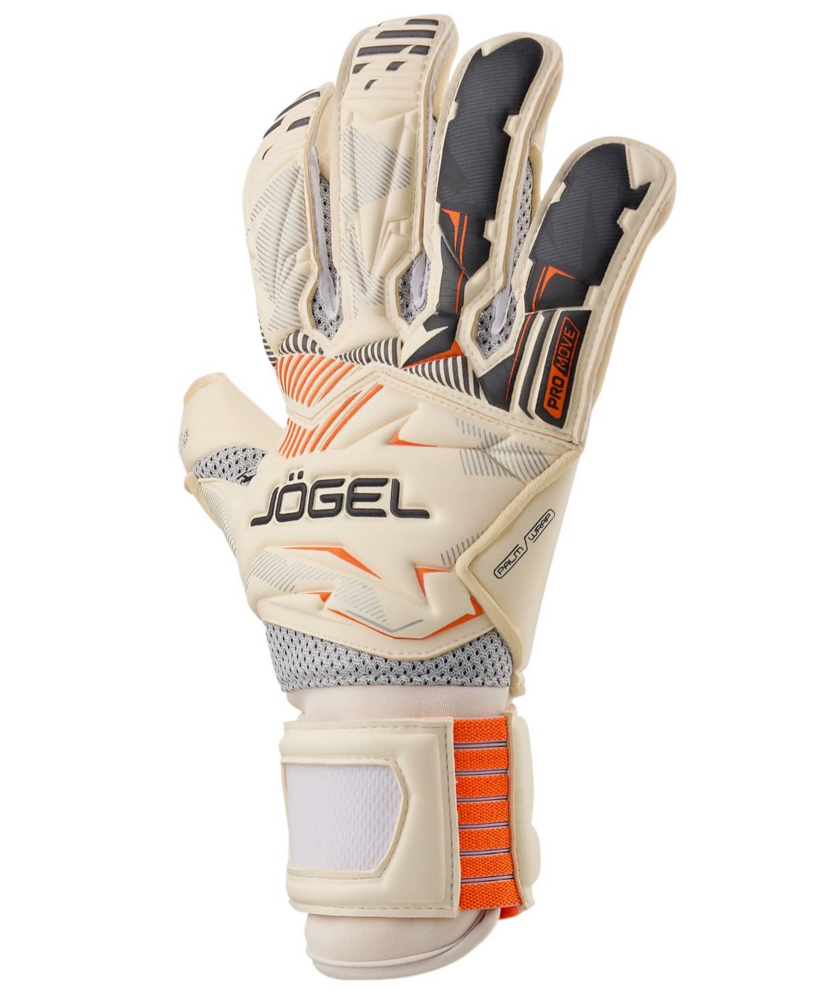Перчатки вратарские Jogel MAGNUM UL4 Roll-Hybrid белый