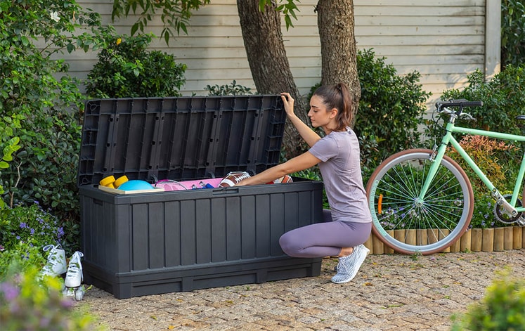 Сундук для хранения, 350л, графит KENTWOOD STORAGE BOX