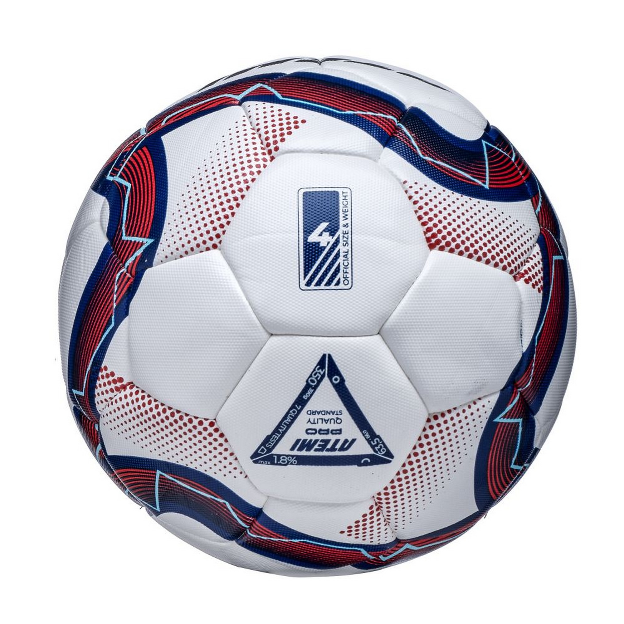 Мяч футбольный Atemi Attack Match Hybrid stitching ASBL-009T-4 р.4