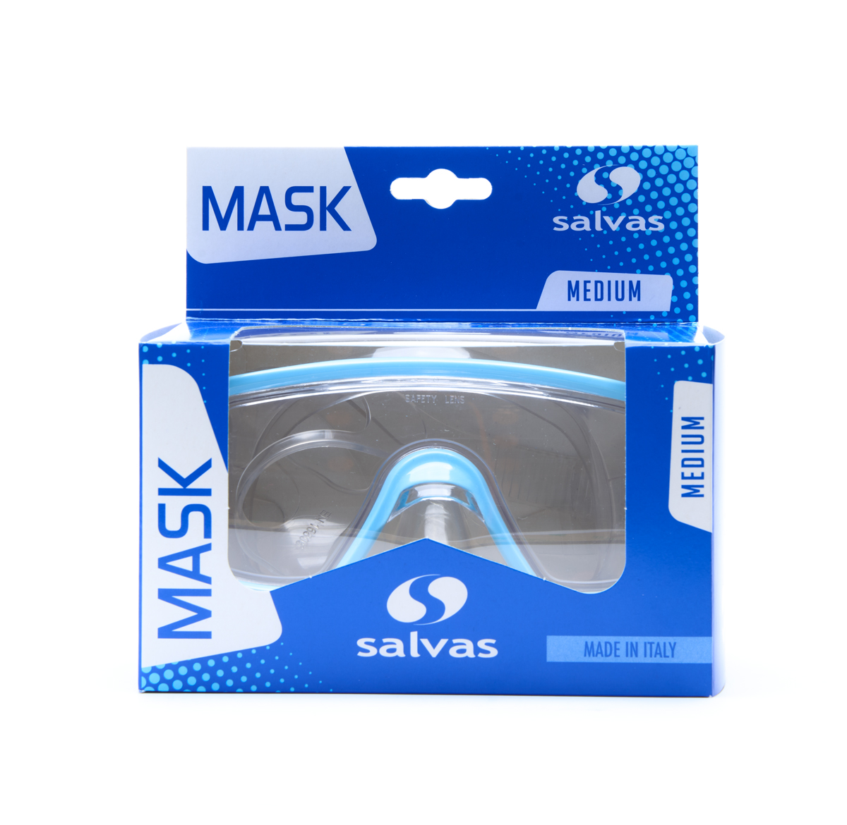 Маска для плавания Salvas Domino Md Mask CA140C1TQSTH голубой