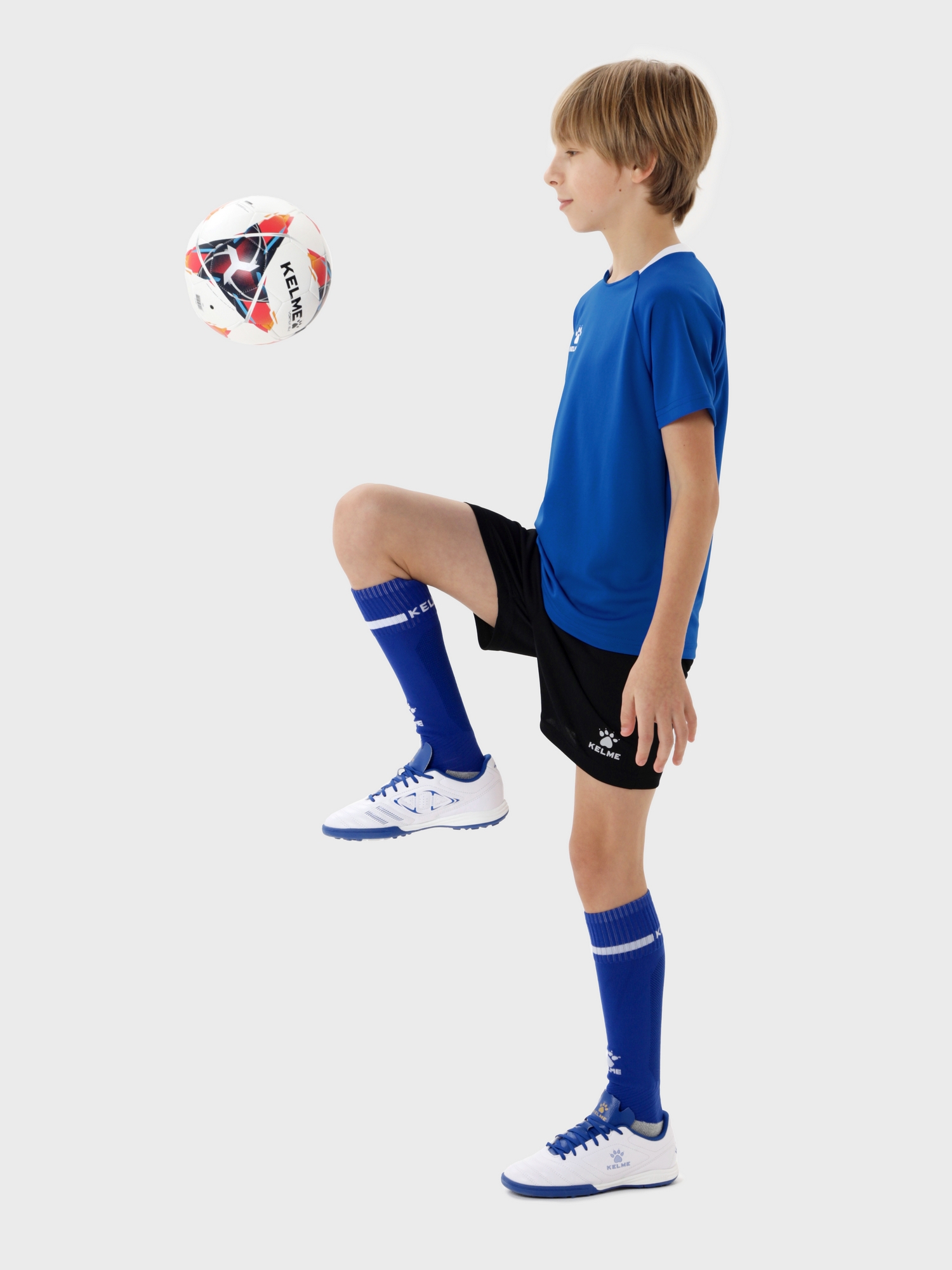 Детская футбольная форма Kelme Football Uniform Set 8451ZB3245-481 Blue