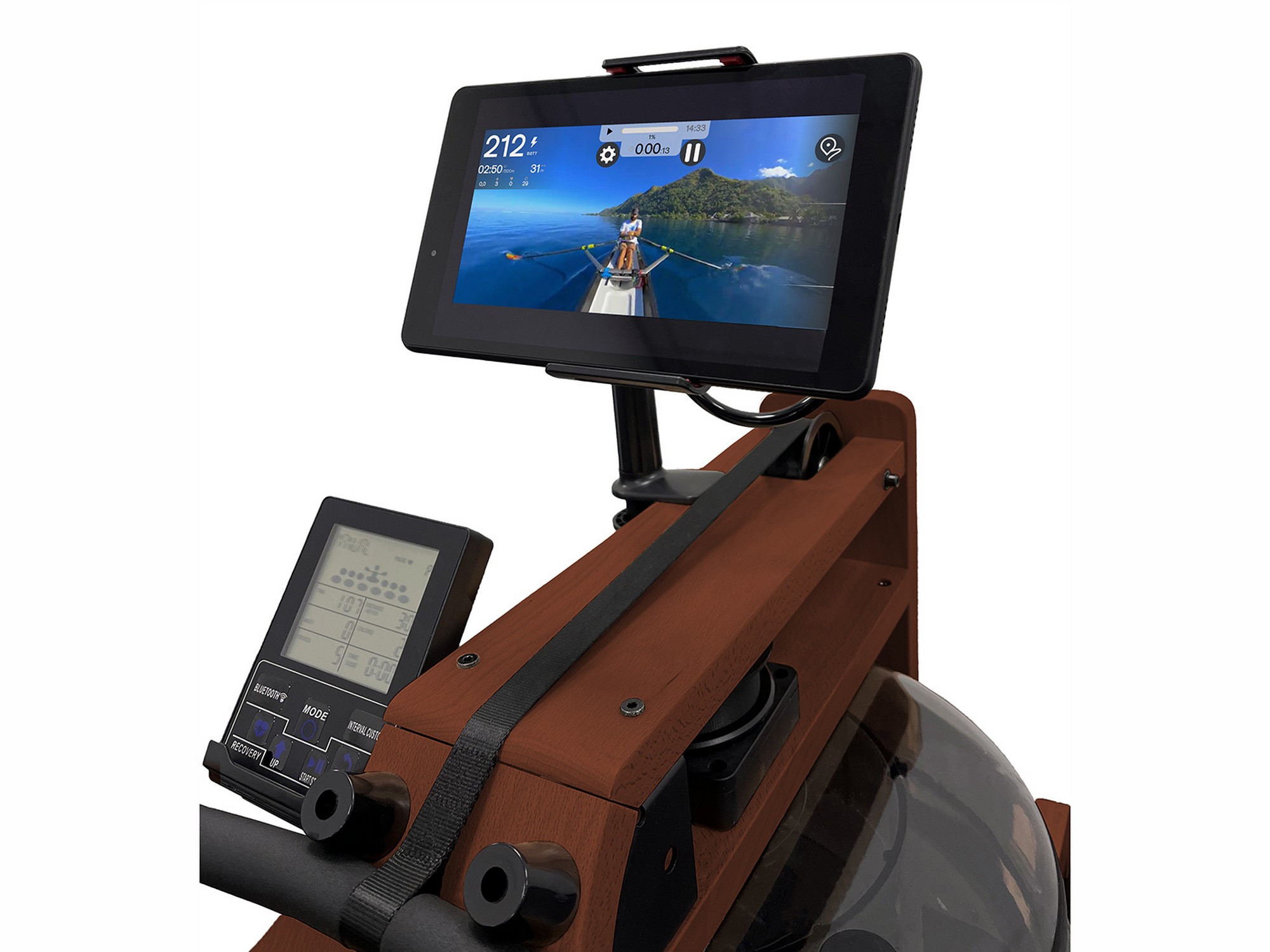 Гребной тренажер UnixFit Wood Rower Dark RM9000PDW