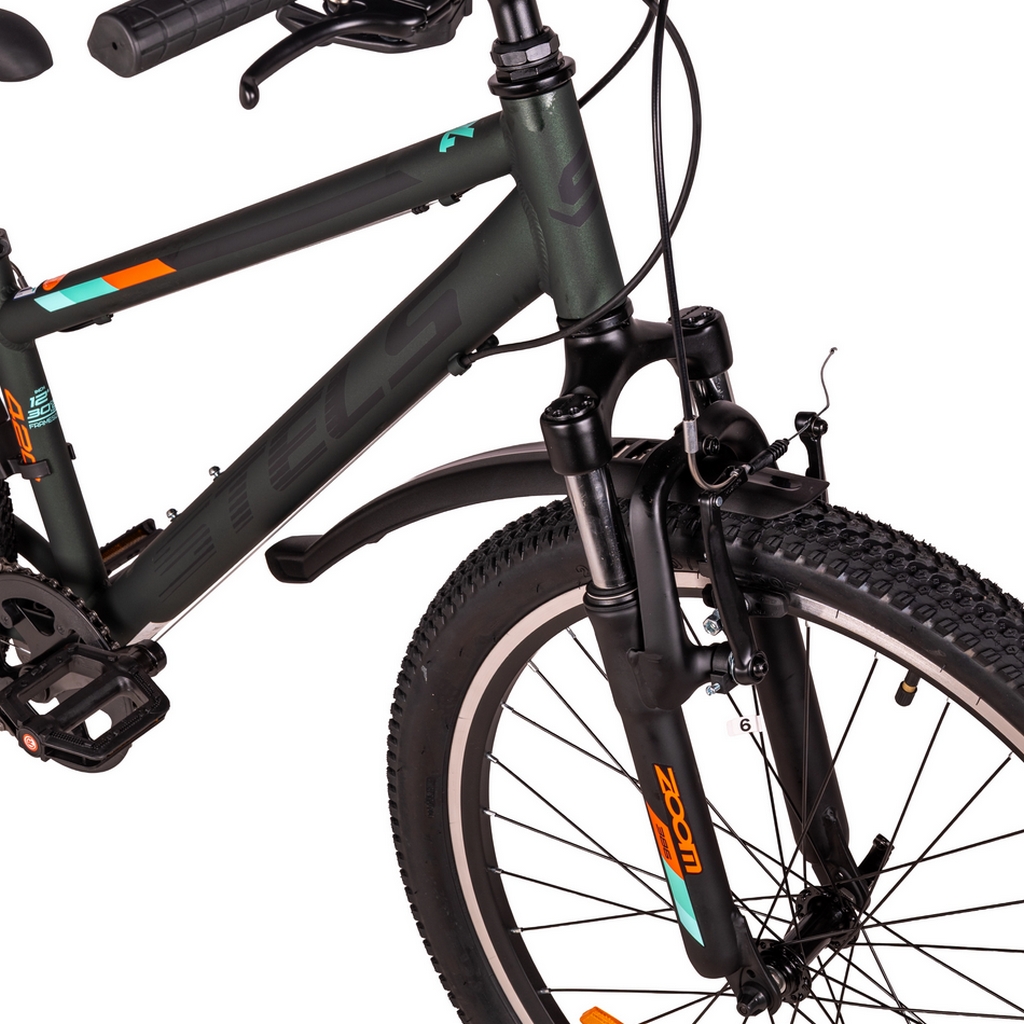 Велосипед 24" Stels Turbo 420 V (рама 12) (ALU рама) (6-ск.) 2026 X0000001862 Темно\зеленый