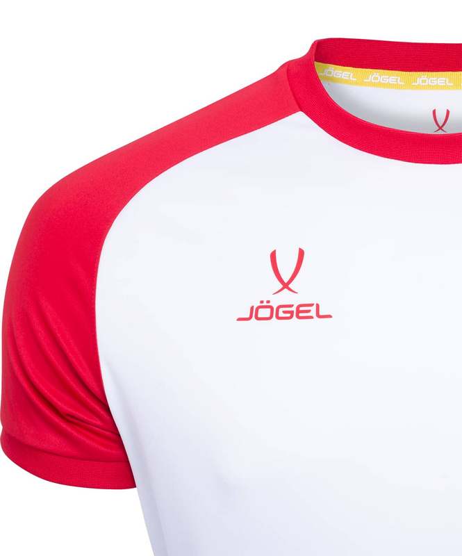 Футболка футбольная Jogel JFT-1021-012-K, белый/красный, детская