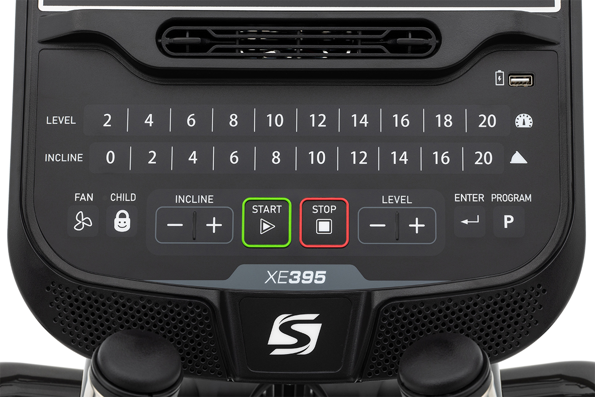 Эллиптический тренажер SPIRIT XE395BL Black