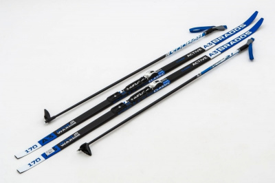 Лыжи Комплект NNN STC WAX Brados Active A3 Blue