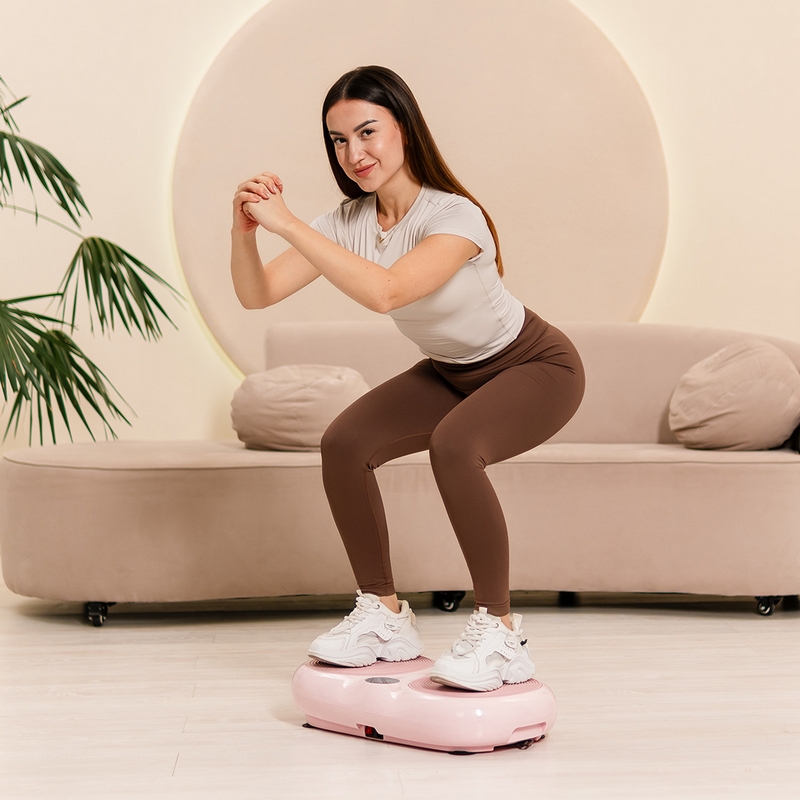Виброплатформа GENAU VibroFit V3 Pinky Bloom