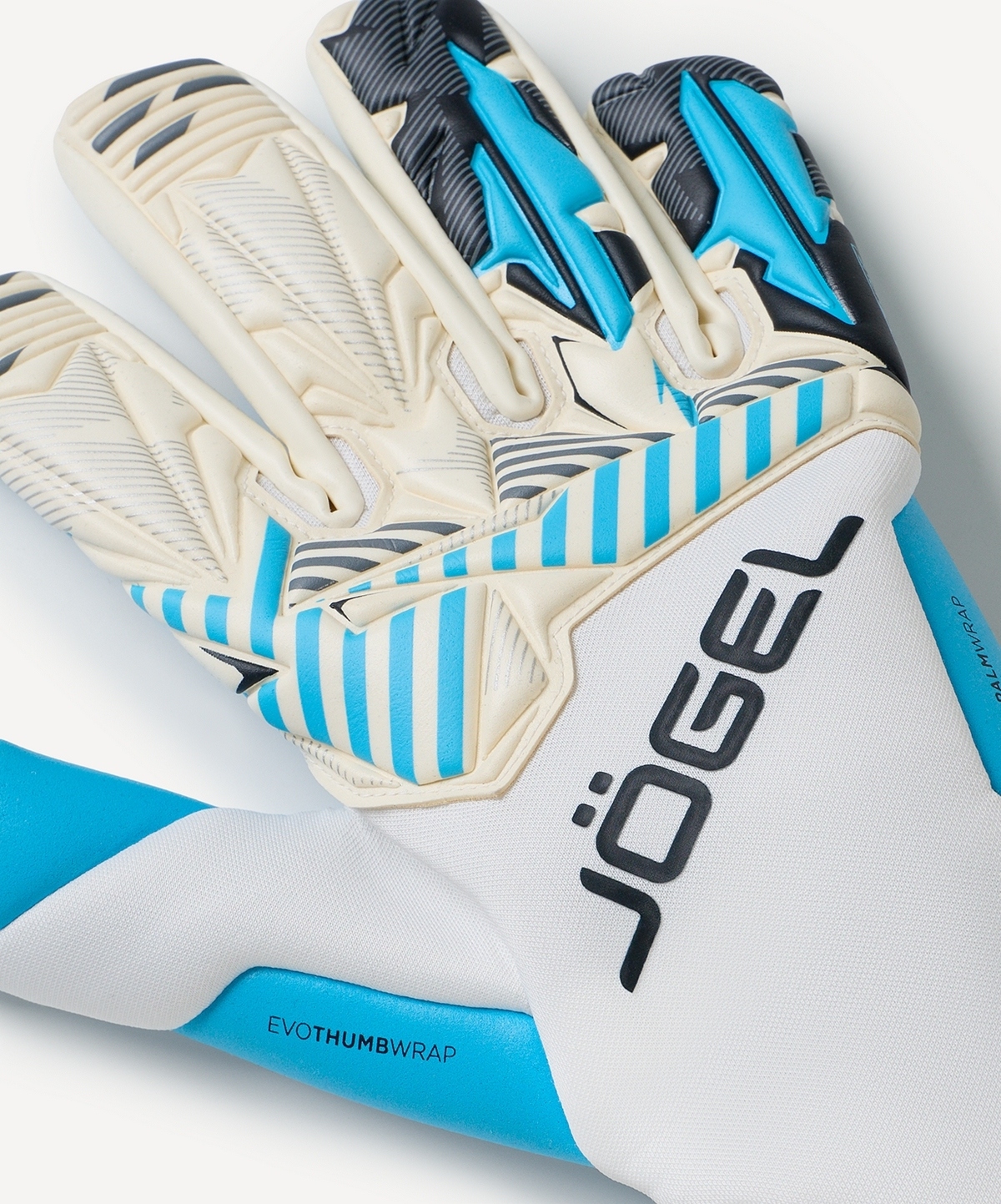Перчатки вратарские Jogel Magnum UL4 Aqua Negative, белый