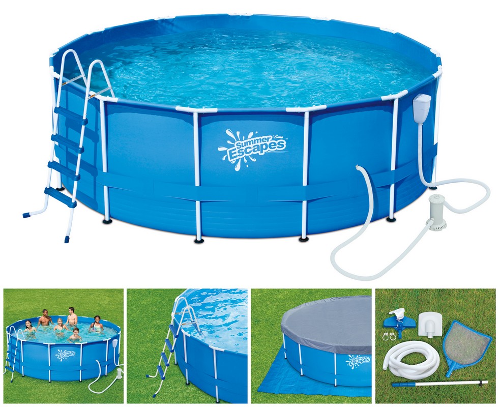 Бассейн на опорах 427х132 см SummerEscapes P20-1452-S