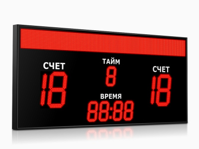 Табло для футбола Импульс 731-D31x4-D18x5-S16x192xP10