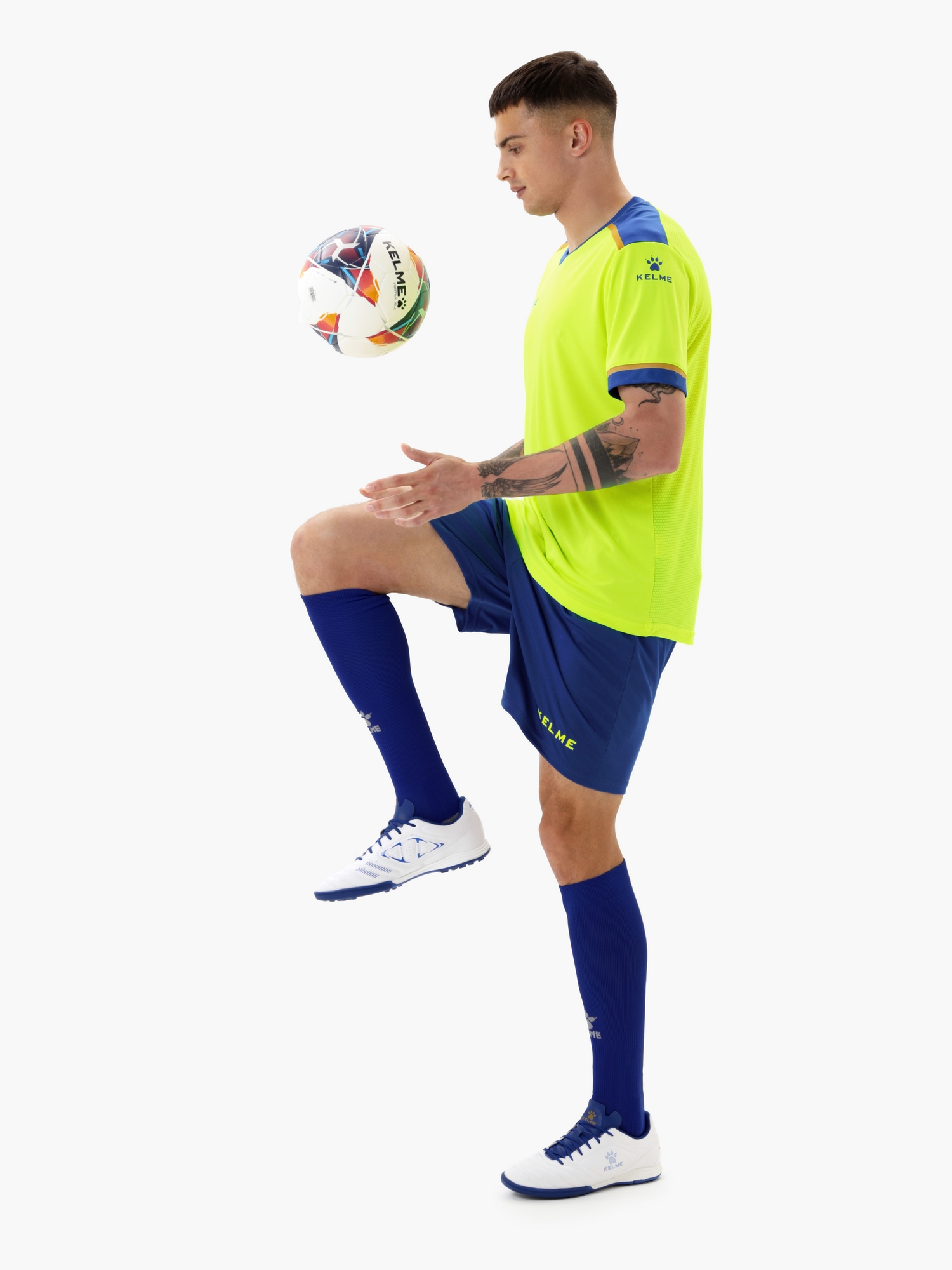 Футбольная форма Kelme Football Suit 8351ZB1158-918 Light Green\Blue