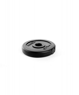 Диск пластиковый 0,75 кг, d26 мм BaseFit BB-203 черный