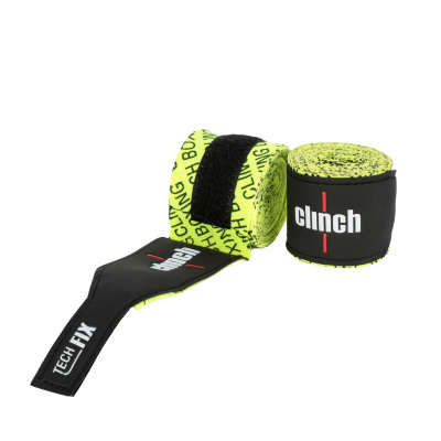 Бинты эластичные Clinch Boxing Crepe Bandage Tech Fix C140 ярко-зеленый длина 3.5 м