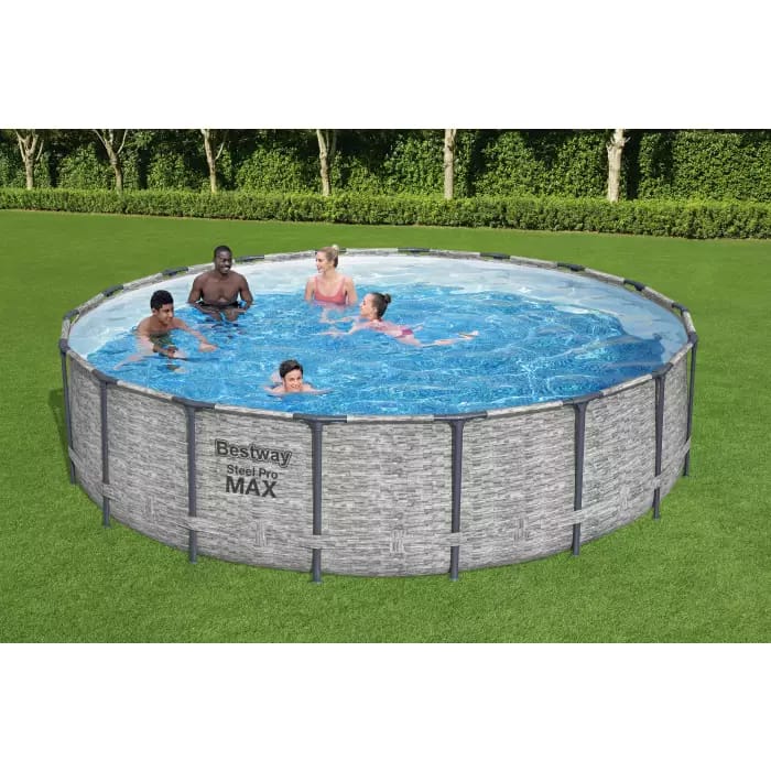 Каркасный бассейн Bestway Steel Pro Max 5618Y, 549х122 см (фильтр+лестница)