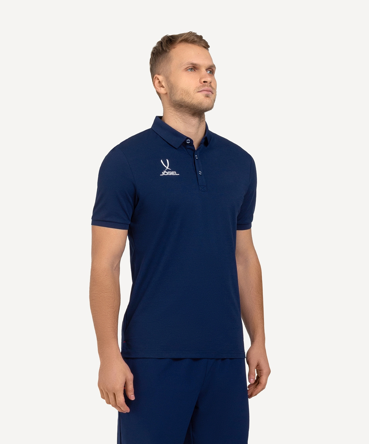 Поло Jogel NATIONAL PerFormDRY Classic Polo CZ, темно-синий