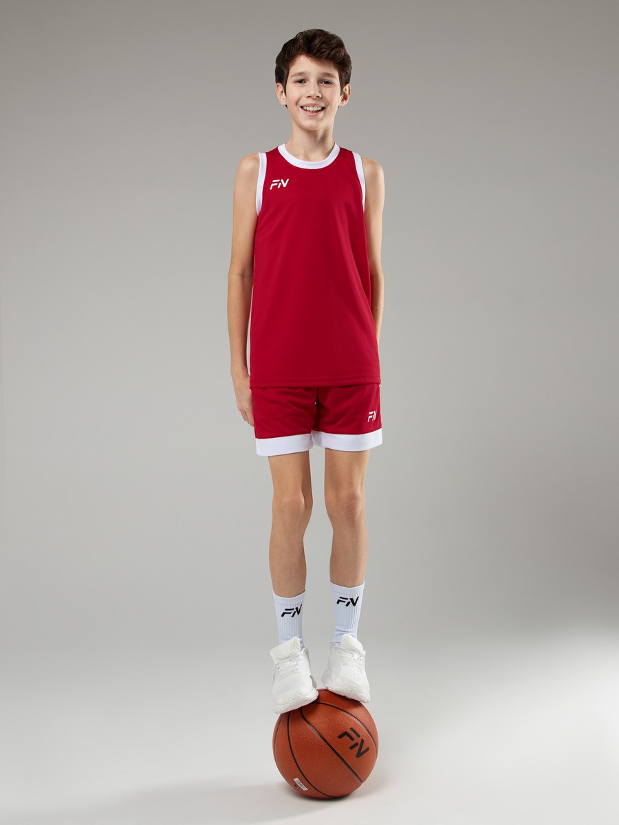 Детская баскетбольная форма FN Slam Kid KFN4271005-600 Red