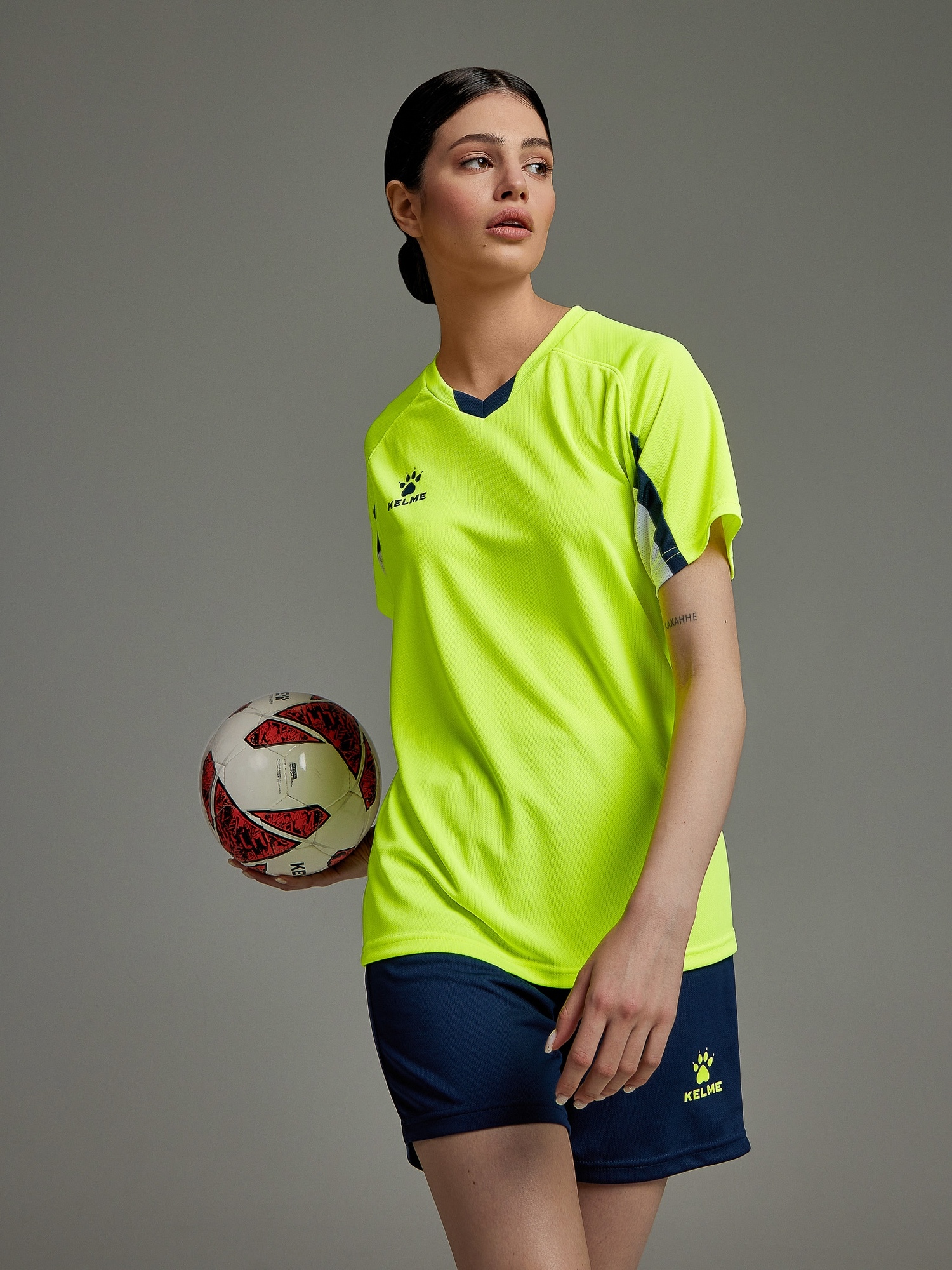 Футбольная форма Kelme Short-Sleeved Football Suit 8251ZB1002-904 Light Green\Blue
