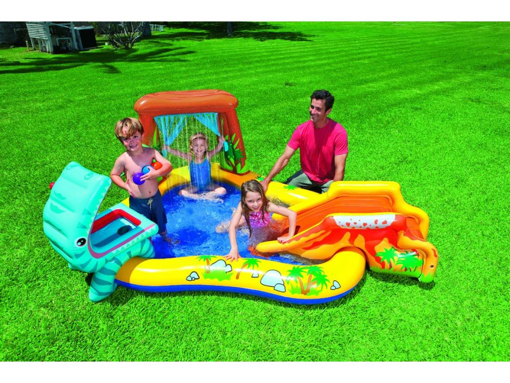 Игровой центр Intex Динозавр 249х191х109 см 57444