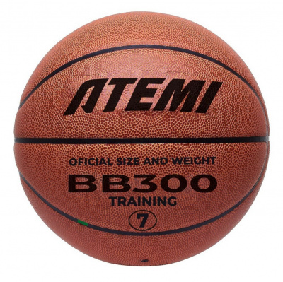 Мяч баскетбольный Atemi BB300N р.7, окруж 75-78
