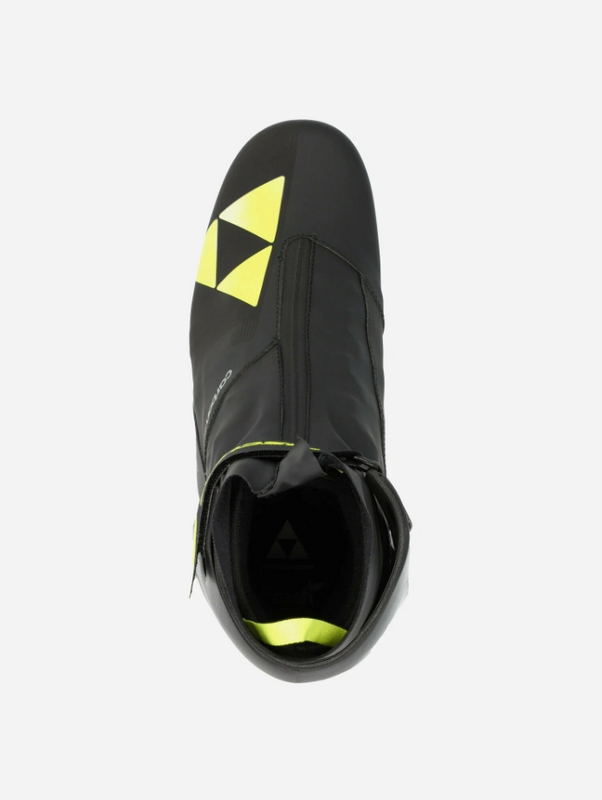 Лыжные ботинки NNN Fischer Carbon Skate0 S15024 черный\желтый