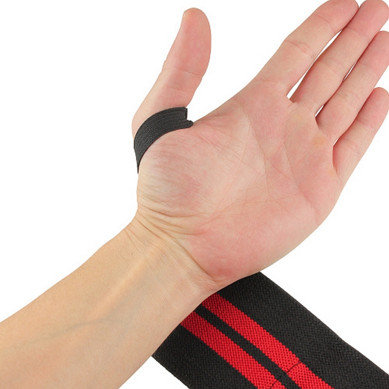 Суппорт запястья эластичный (пара) Harper Gym Pro Series NT50283 черный\красный