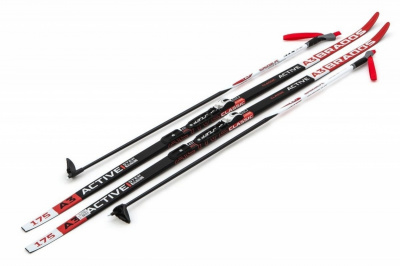 Лыжи Комплект NNN STC WAX Brados Active A3 Red