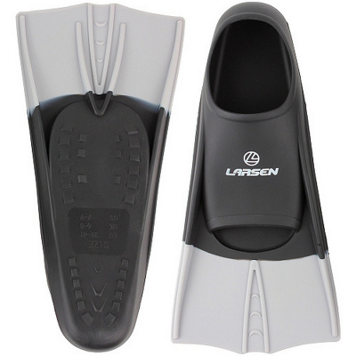 Ласты укороченные силиконовые Larsen 6975 NEW Multycolor Style 4
