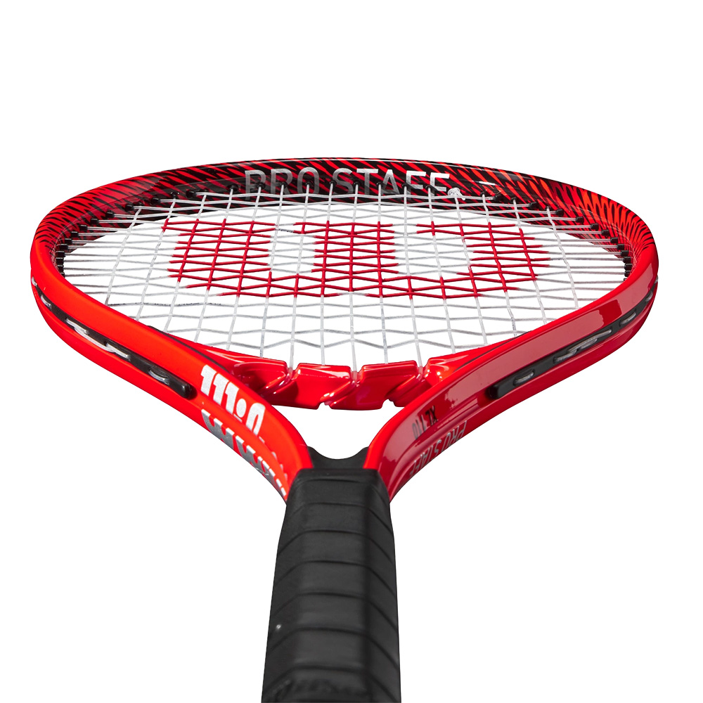 Ракетка для большого тенниса, алюминий, со струнами Wilson Pro Staff Precision XL 110 Gr1 WR171410U1 красно-черный