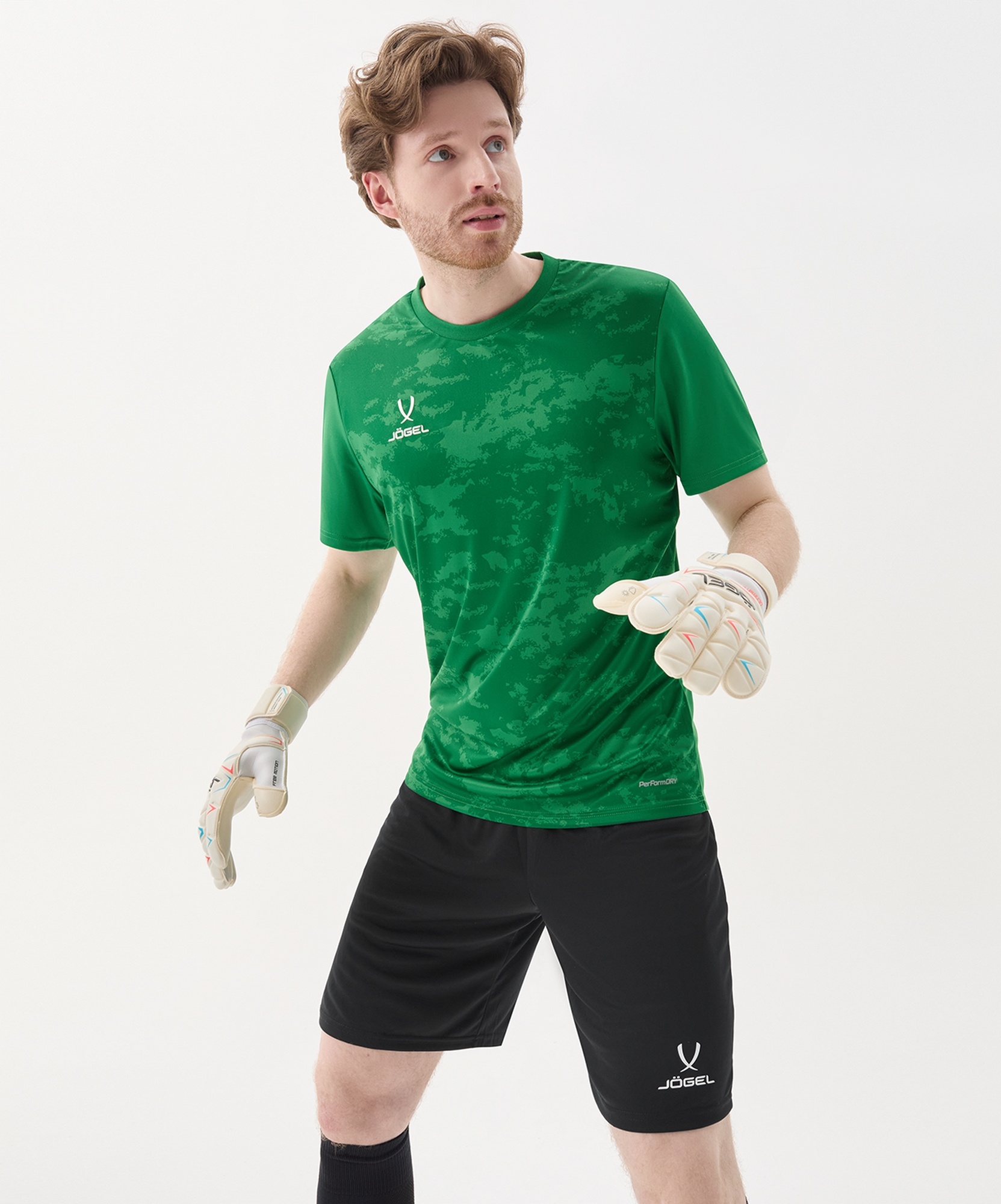 Футболка вратарская Jogel DIVISION PerFormDRY SPLASH GK Jersey, зеленый