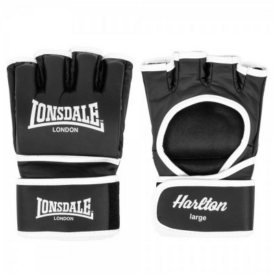 Перчатки MMA Lonsdale Harlton 160013 BK/WHTчерный\белый