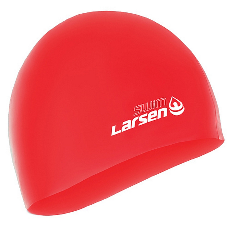 Шапочки для плавания Larsen SC красный