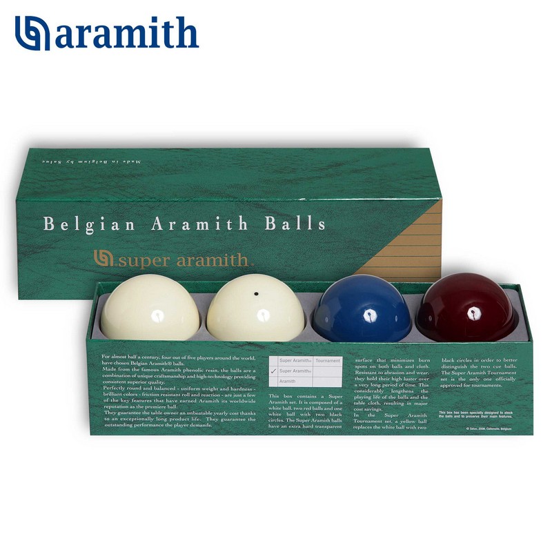Шары Aramith Super Carom ø61,5мм 4шара