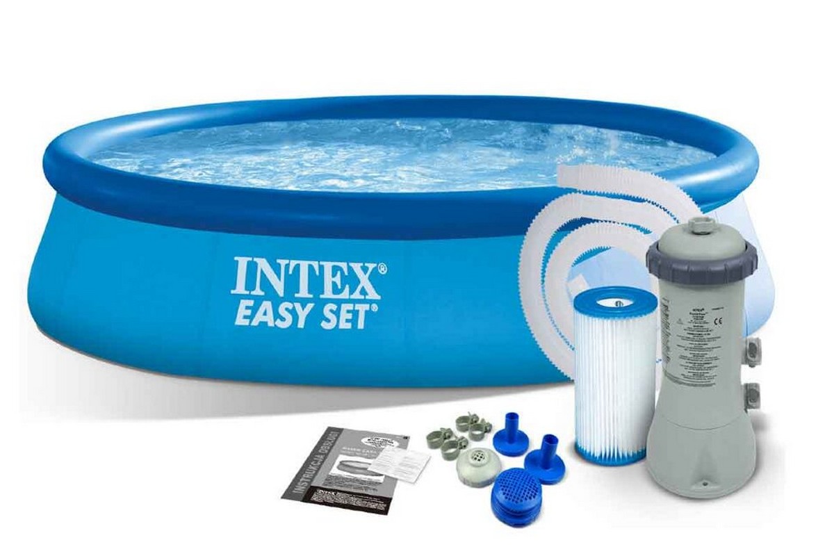 Бассейн 396х84см+ фильтр-насос Intex Easy Set 28142
