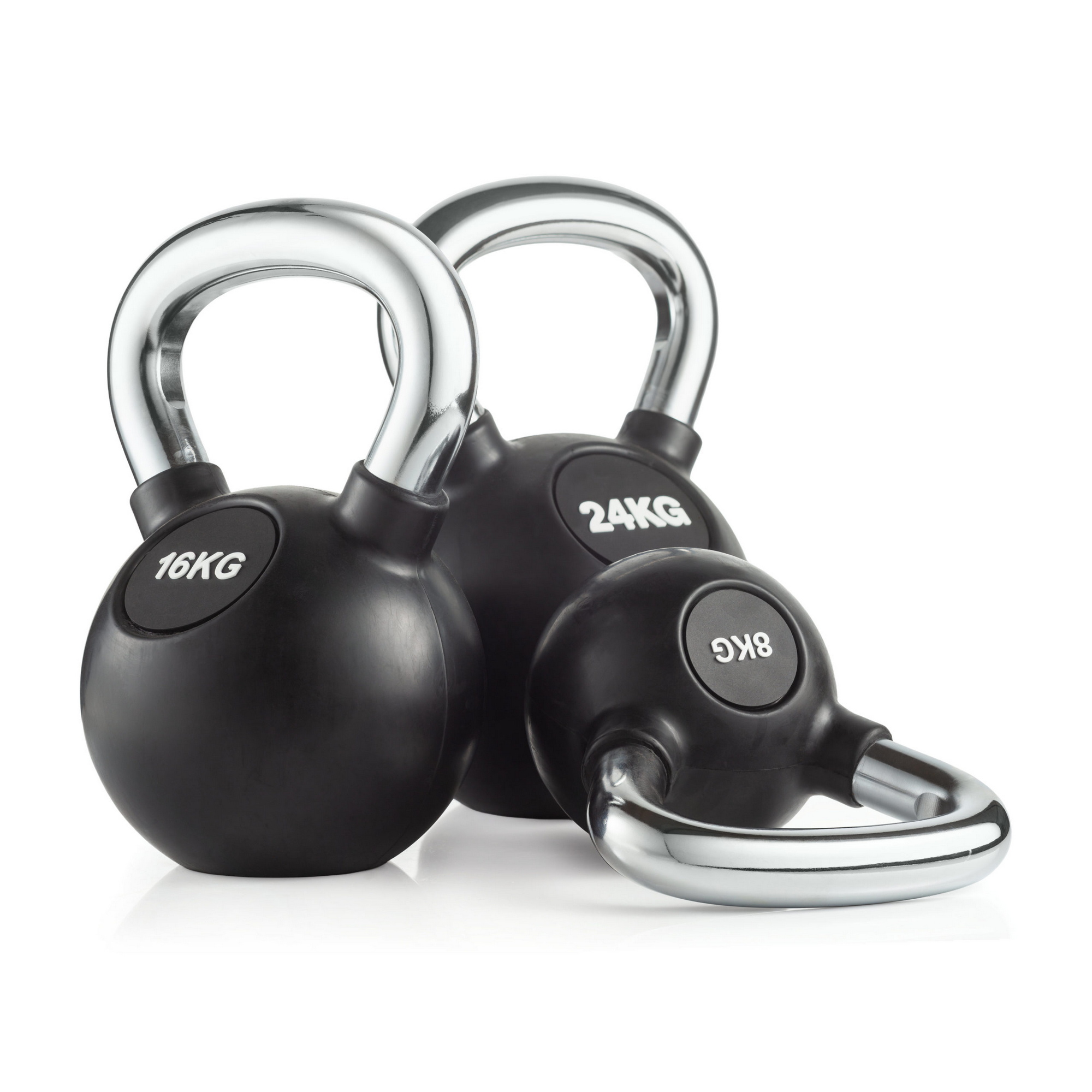 Гиря с резиновым покрытием 8 кг (модель: К-6) VictoryFit VF-KRU080