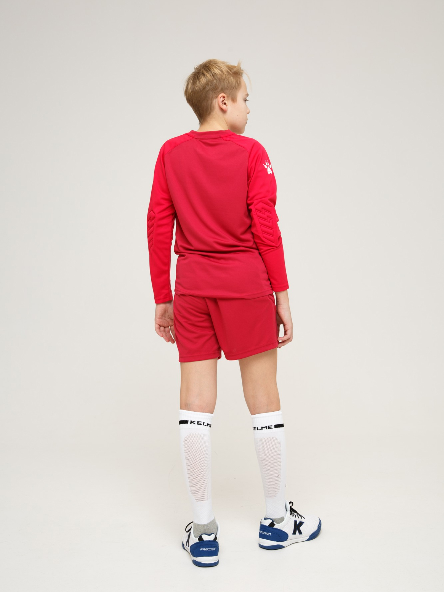 Детский комплект (лонгслив, шорты) Kelme Long Sleeve Goalkeeper Suit 7361ZB3256-600 Red